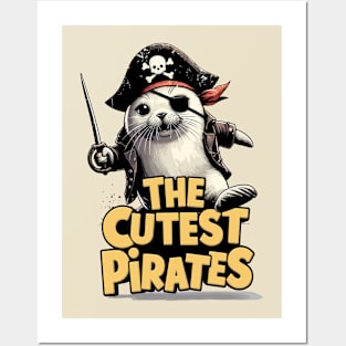 Harp Seal - The Cutest Pirates Posters and Art